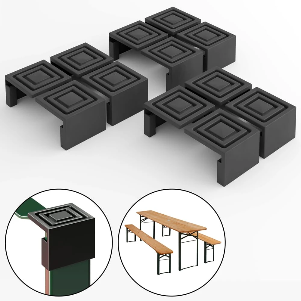 Bodenschoner 12er-Set Bierzeltgarnitur 4 Bodenschoner 12er-Set Bierzeltgarnitur – Bild 4