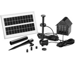 LED Solarpumpe Mit Akku Und Hochleistungs-Solar-Panel