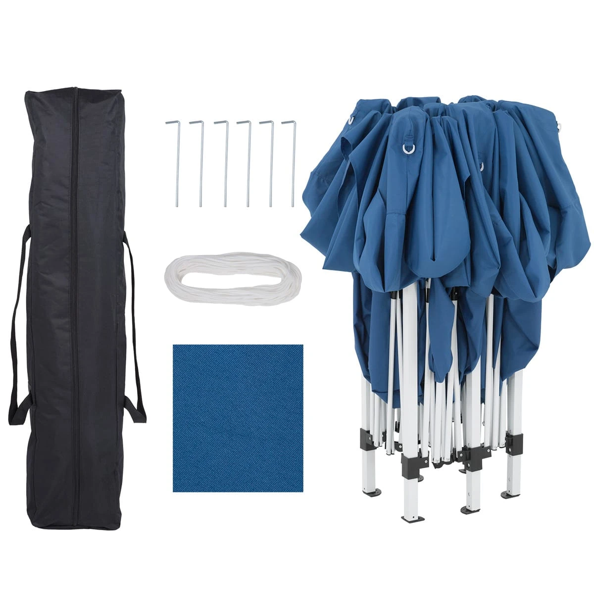 Faltpavillon Blau 3x6m UV-Schutz 50+ 3 Faltpavillon Blau 3x6m UV-Schutz 50+ – Bild 3