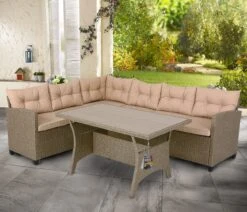 Polyrattan Ecklounge Creme/Beige Inkl. Kissen -GartenMeister Verkäufe f4fe3e7b57ff199690c32660bf02bf72 de 993325g 1 1