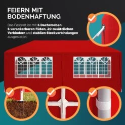 Festzelt Rimini Rot 3x6m UV-Schutz 50+ 14 Festzelt Rimini Rot 3x6m UV-Schutz 50+ -GartenMeister Verkäufe f61f632e67c40125e43a74db1f81dca4 06 109737 on dts amz high de