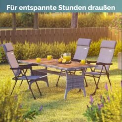 Gartenstuhl 2er-Set Grau Meliert Alu Klappbar -GartenMeister Verkäufe f9b76e2631550bcdecc25ec678d8da62 06 109583 on amb amz high de 1