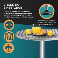 Stehtisch 2er-Set Silber Alu Ø60cm Höhenverstellbar 12 Stehtisch 2er-Set Silber Alu Ø60cm Höhenverstellbar -GartenMeister Verkäufe fa4253cc2b4a6e39e2fa11ca9c83f303 06 990277 on dts web low de 1