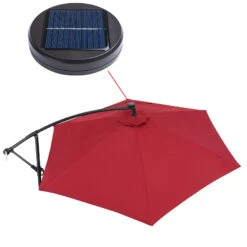 LED Solar Ampelschirm Mali Rot Ø330cm -GartenMeister Verkäufe fc067bb2fa7a884b70d15c83c935ceda de 107014d 7 3