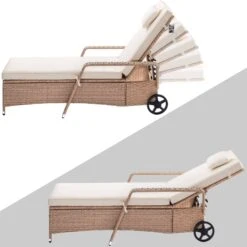 Polyrattan Sonnenliege Creme/Creme 193x90x43cm 15 Polyrattan Sonnenliege Creme/Creme 193x90x43cm -GartenMeister Verkäufe fdce94792036ded148b635f175625f02 de 995629d 02 1