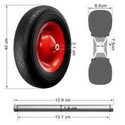 Schubkarre Kunststoff 100l Luftbereifung ø40cm 14 Schubkarre Kunststoff 100l Luftbereifung ø40cm -GartenMeister Verkäufe fdef7fdd6b91cfe2faffcc33be459ee1 de 108753d 13 1