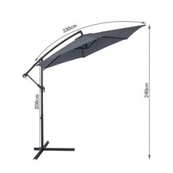 Ampelschirm Anthrazit Alu Ø330cm Inkl. Sonnenschirmhülle -GartenMeister Verkäufe fe375968c47ef143d850f7f298e3690b de 102557d 10 1 1