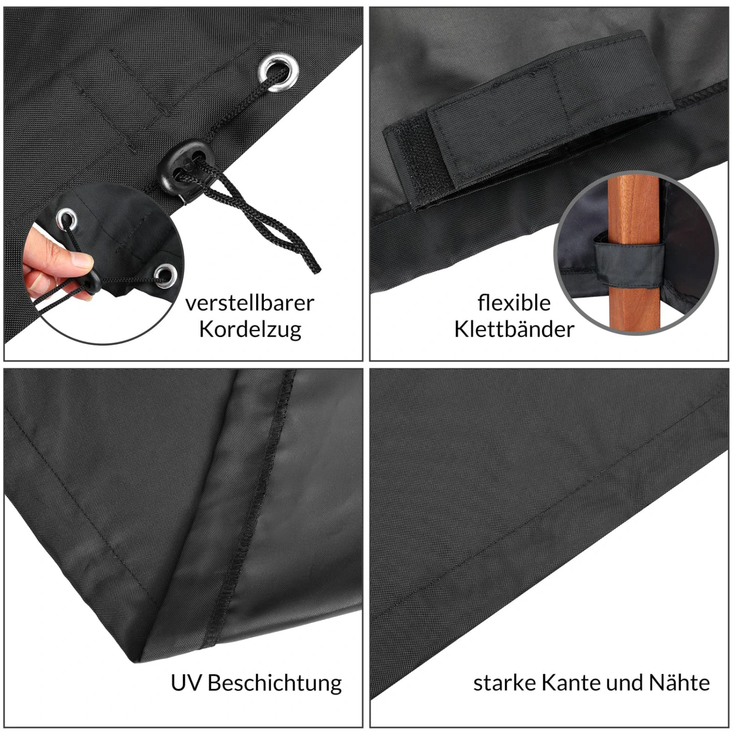 Abdeckung Saunaliege Anthrazit 160/155x60x75/39cm 2 Abdeckung Saunaliege Anthrazit 160/155x60x75/39cm – Bild 2