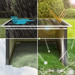 Mähroboter Garage Anthrazit Metall 89x90x54cm -GartenMeister Verkäufe fef73b45a66d65e5bf79bd8a71473f5d de 109176d 6 1 1