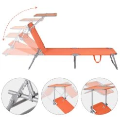 Sonnenliege Hawaii Orange Alu 195x60x30cm -GartenMeister Verkäufe ffb3b84601482de7a12ccd0e0dc76666 de 101419d 3